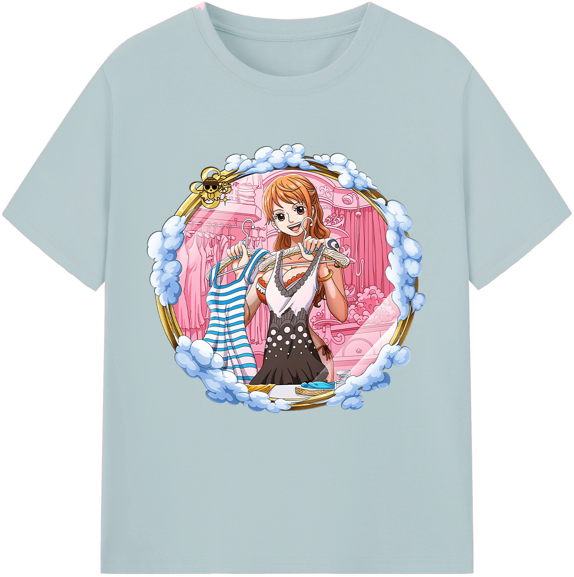 ワンピース ナミ ONE PIECE Nami 綿100％半袖Tシャツ（フロントプリント）